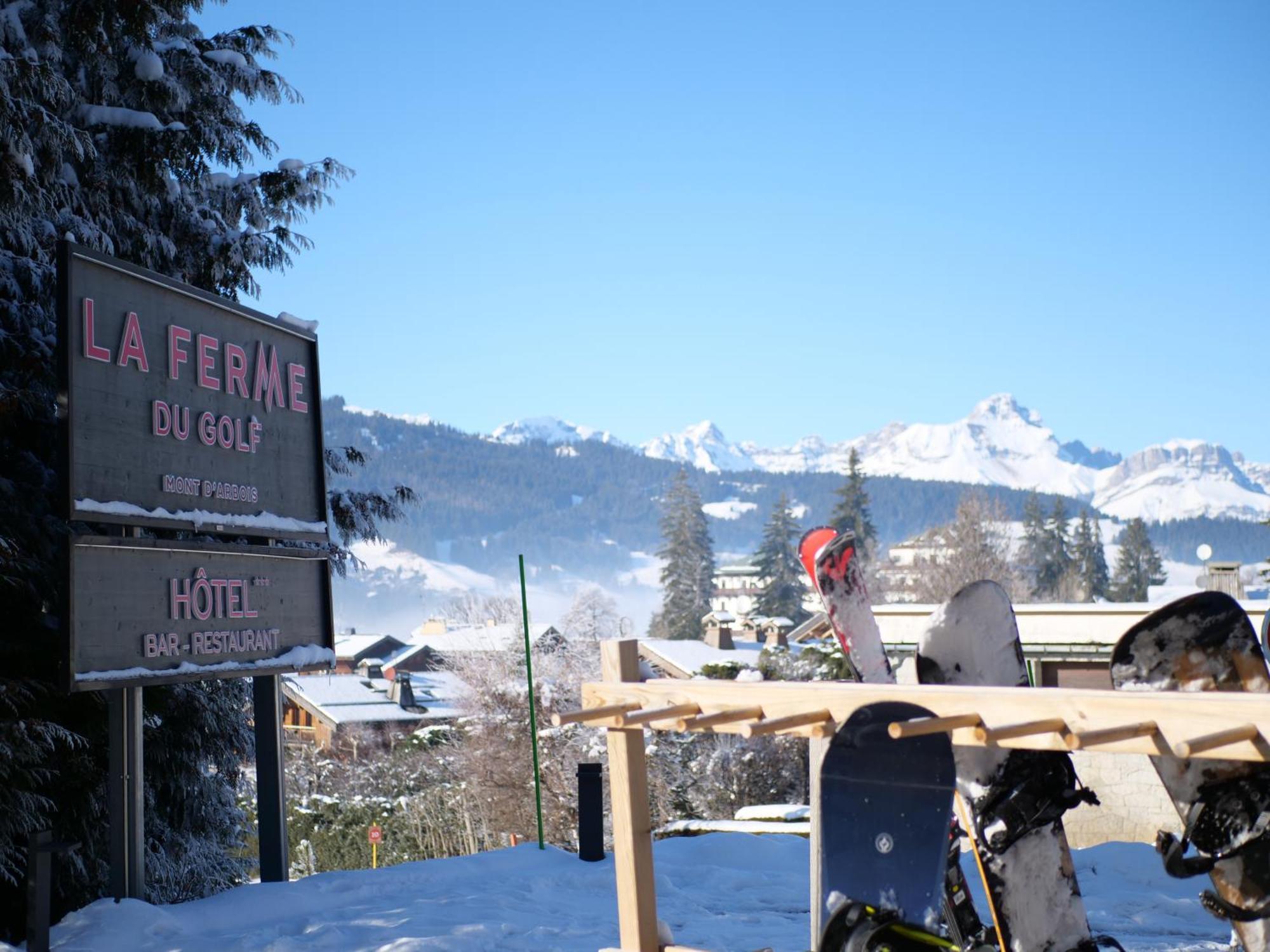 La Ferme Du Golf Megève Exterior foto